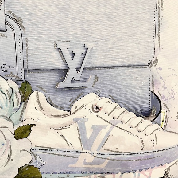 Design District HUGE Rare 20"x 28" Large Designer Canvas Wall Art NEW - Picture 3 of 7